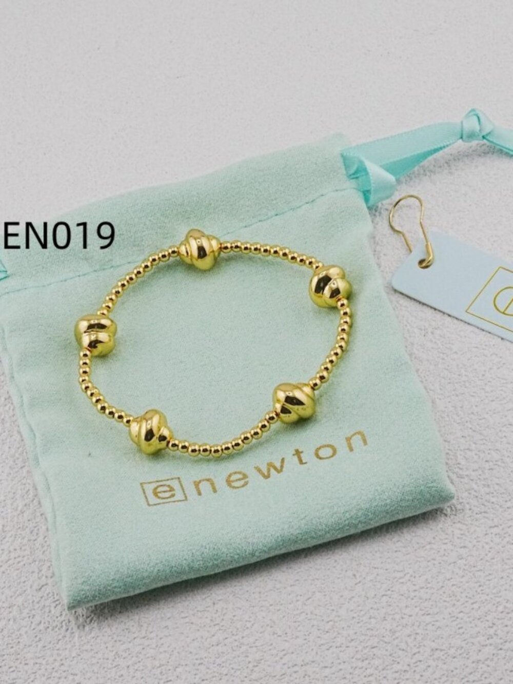enewton Gold Beaded Knot Bracelet - Gold